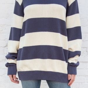 Brianna Cotton Thick Stripe Sweater